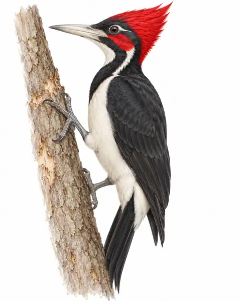 Dryocopus javensis richardsi — illustration